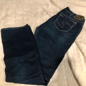 Silver jeans, bootcut, curvy figure, Suki